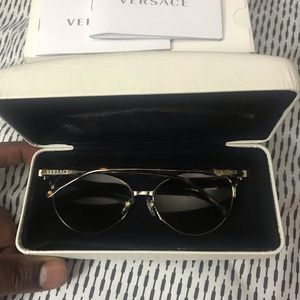 Classic Versace glasses with case